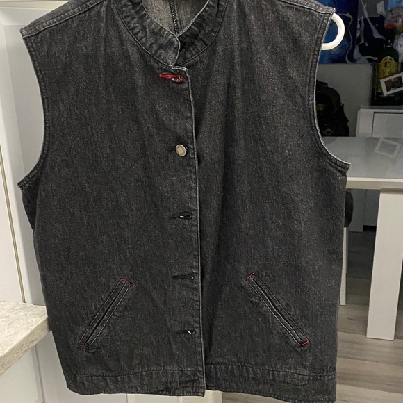 Chico’s Stylish Sleeveless Denim Vest - Picture 1 of 3